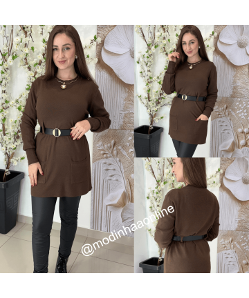 Poncho Alice Marrom Poncho Alice Marrom